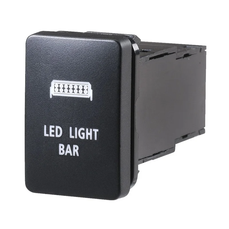 12v Led Push Button With Laser Etched Symbol On-off Led Light Bar Push