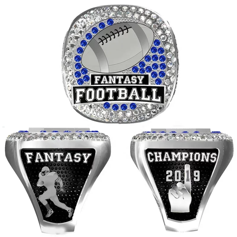 2019 2021 Fantasy Football Rings Men Custom Championship Rings Jewelry