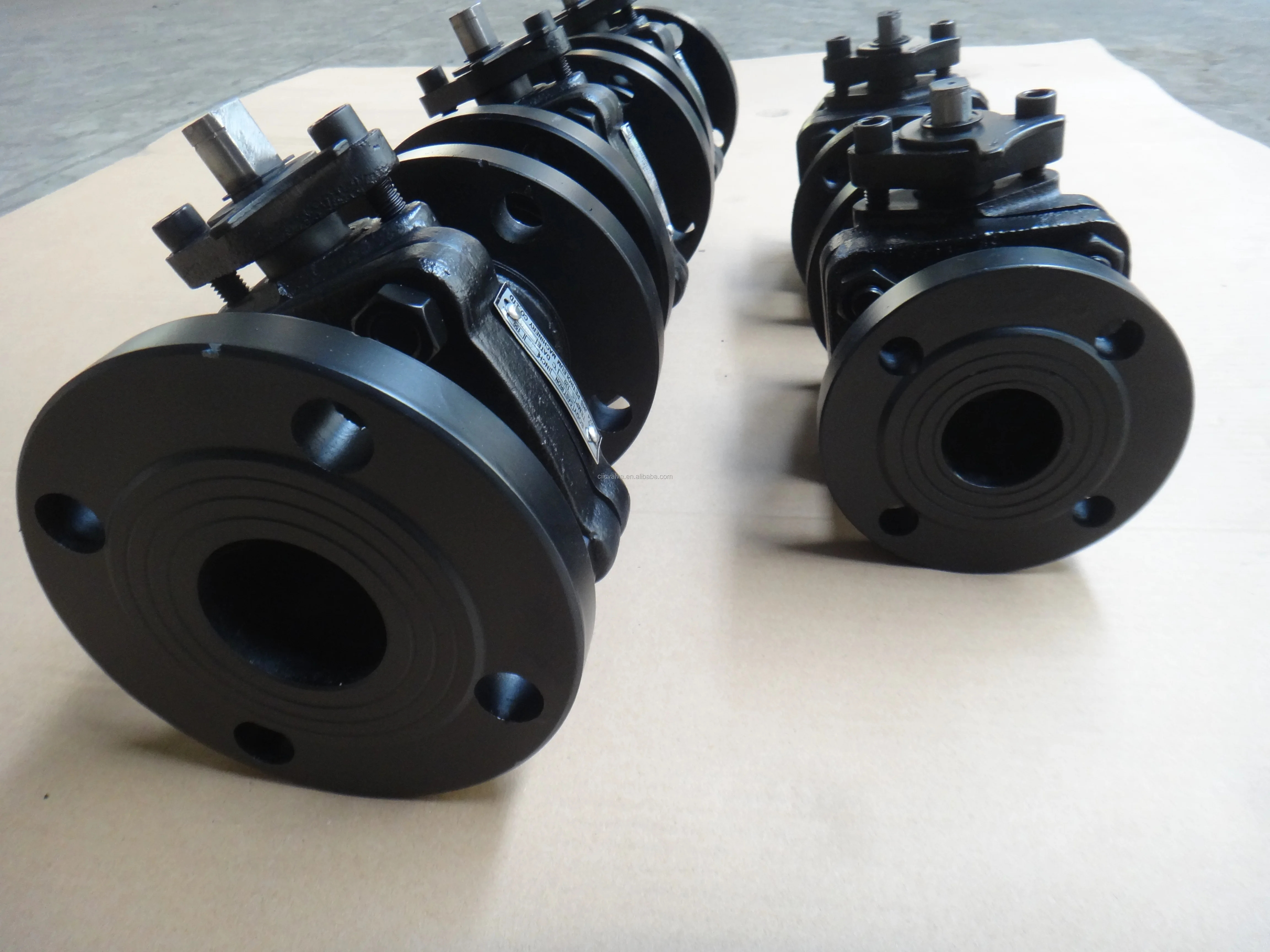 din ansi flanged cast ductile iron gg25 ggg40 ball valve