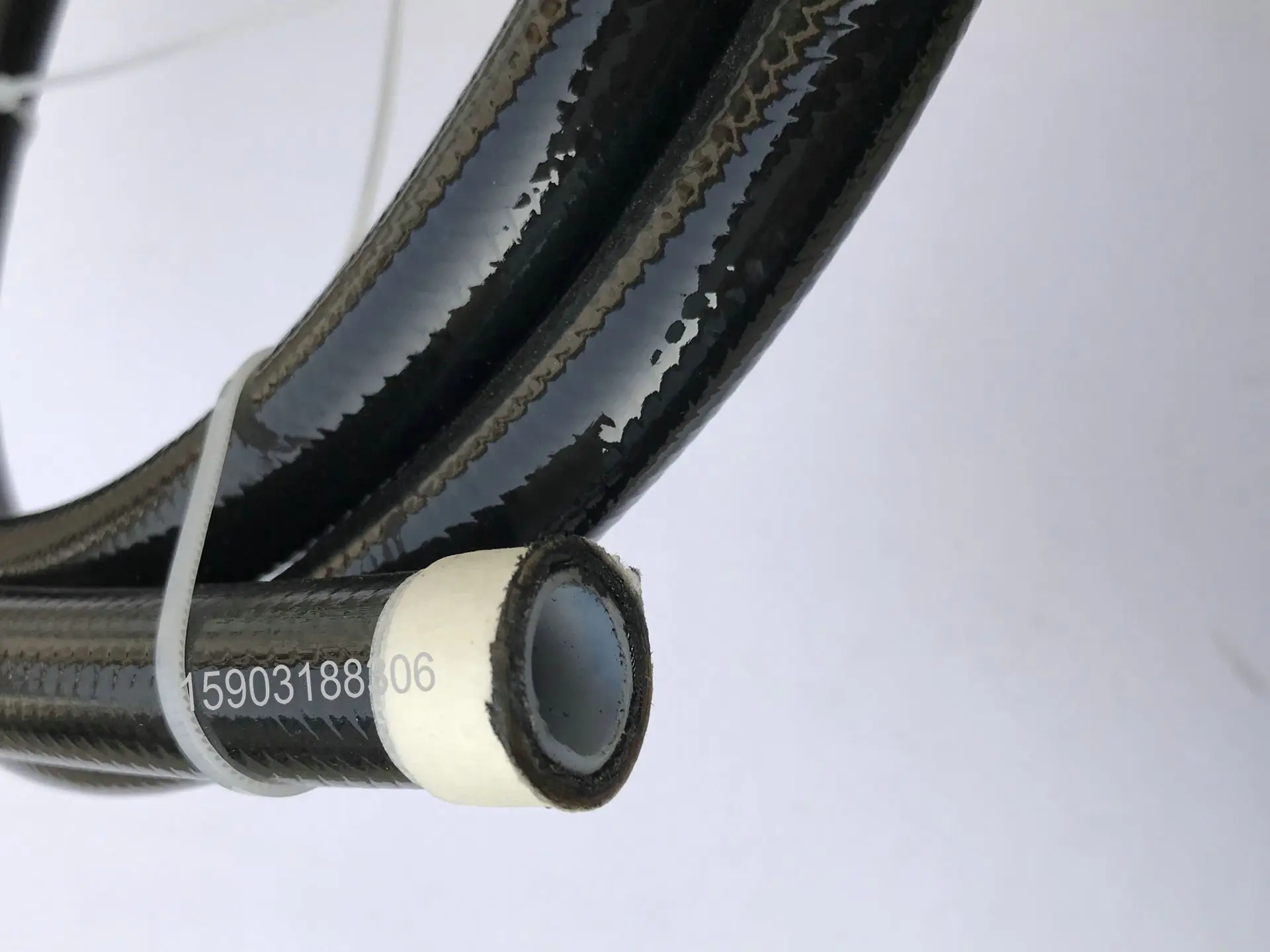 Pu Coated An6 Stainless Steel Braided E85 An6 Ptfe Inner Oil Line Fuel