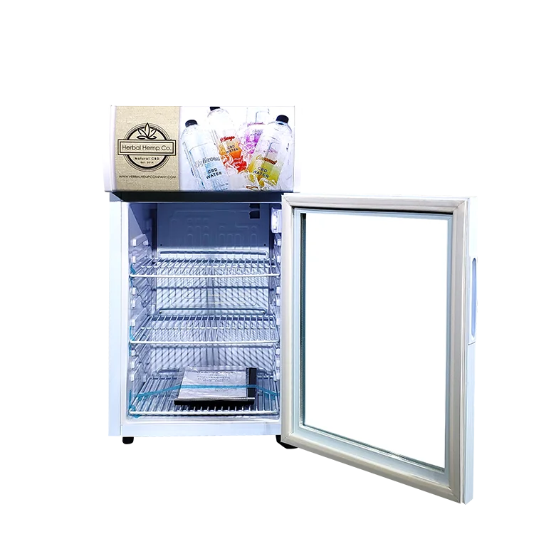 Meisda Mini Cooler Transparent Glass Door Refrigerator Commercial