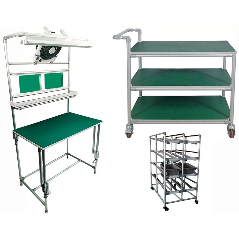 product 28mm third generation 1000 series aluminum alloy lean pipeline rod accessories flow strip slide rail trolley rack-16