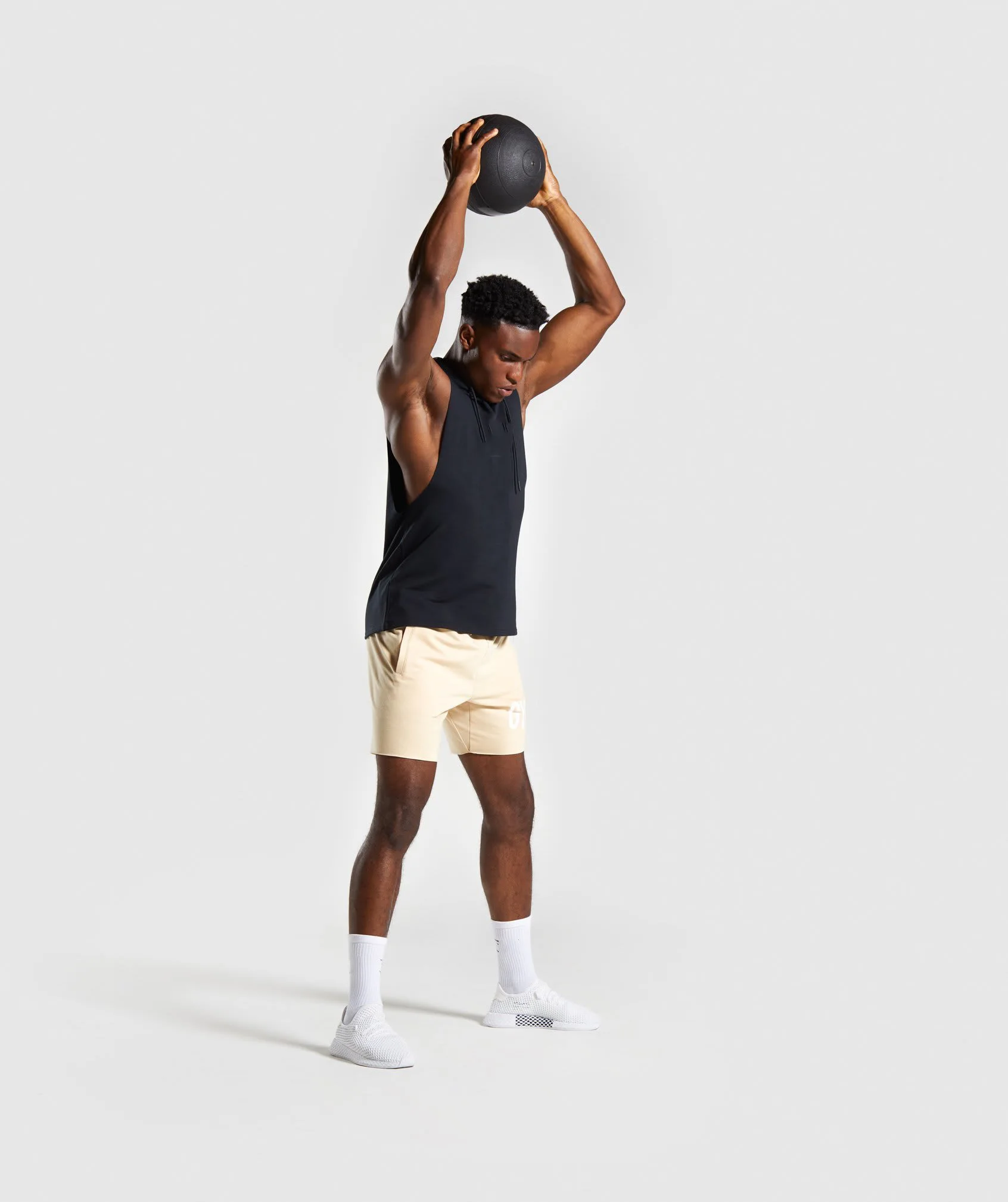 3558 mens gym shorts active sweat shorts print your logo