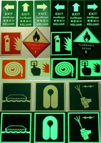 Factory Sales Photoluminescent Tape Glow in Dark PVC Roll for Traffic Signs Printable Untearable Long Glowing Time Good Quality manufacture