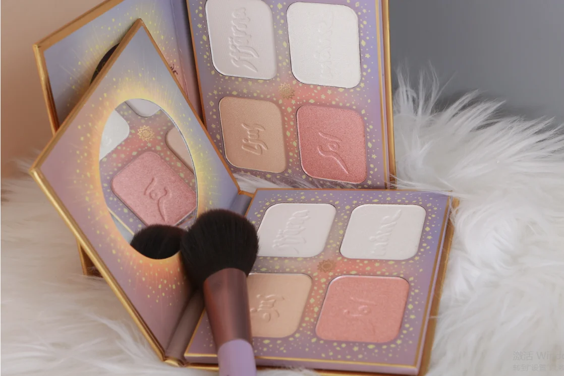 眼影纸pallte oem厂家提供眼影空化妆套装纸pallate