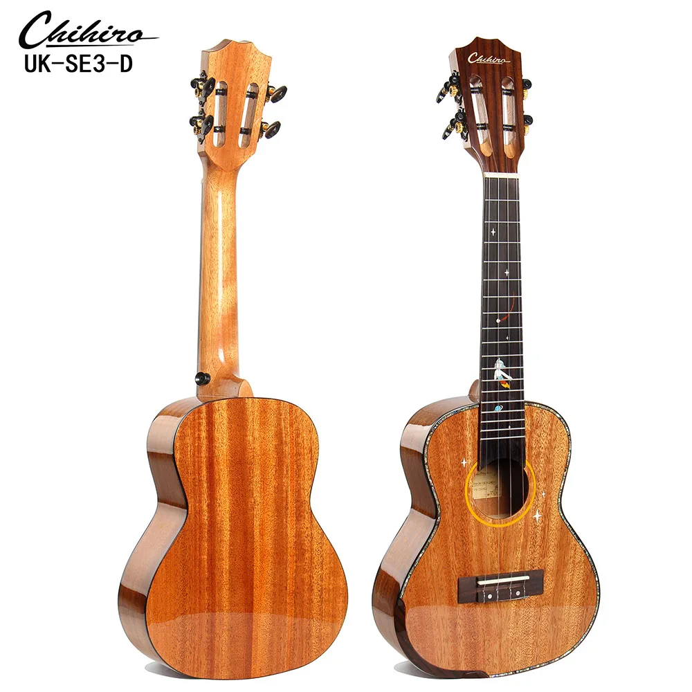 Ukse3d Chihiro 24 Inch Solid Mahogany Ukulele Musical Instruments Cheap Acoustic Ukulele Buy