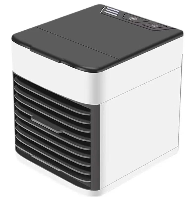 Portable Second-Generation Mini USB Air Cooler Water Cooling Spray Mobile Desktop Small Refrigeration Electric Fan Back