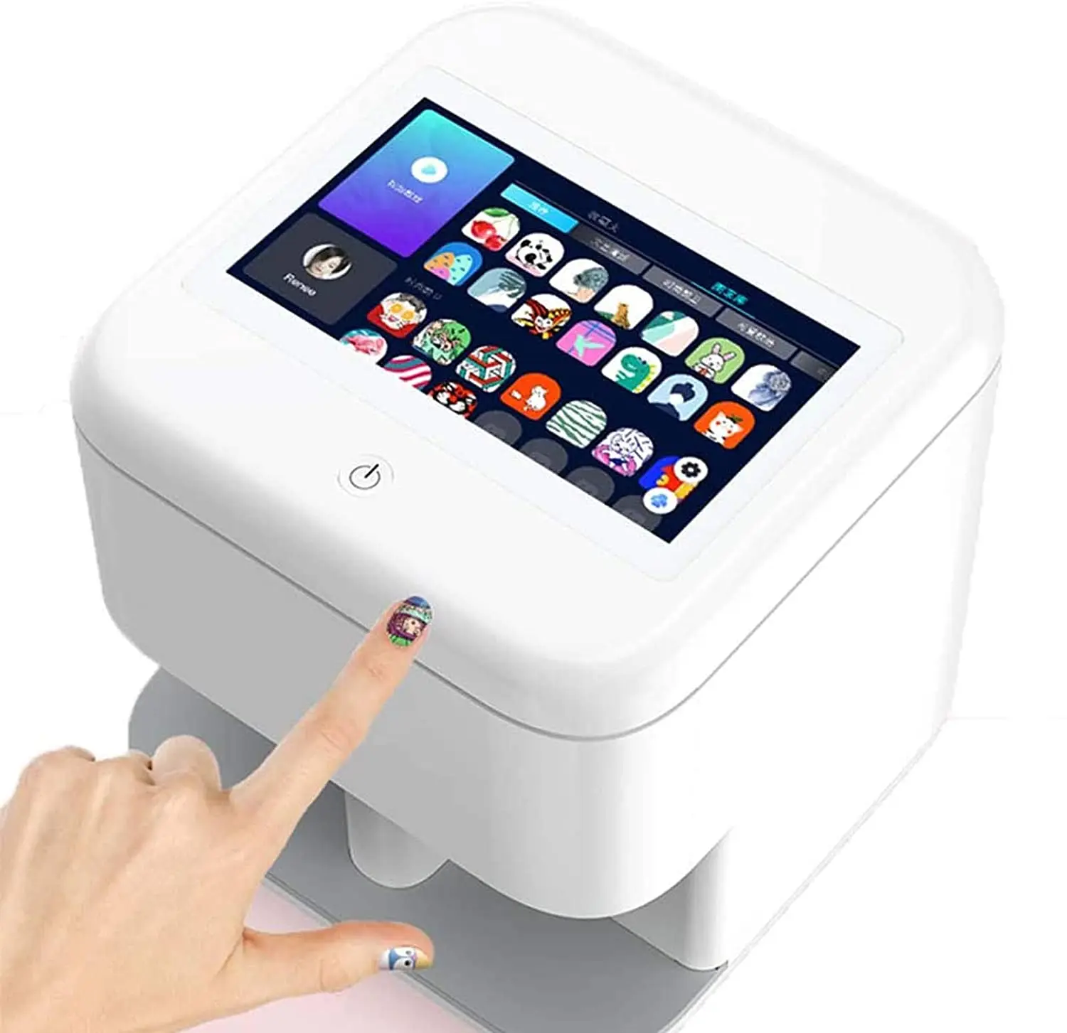 Amazon.com: Impresora de arte de uñas, Nail Art Stamping Profesional Nail  Art DIY Pattern Máquina de impresión portátil Stamper Impresora de uñas  Herramientas de manicura Colores de uñas Máquina de estampación Set