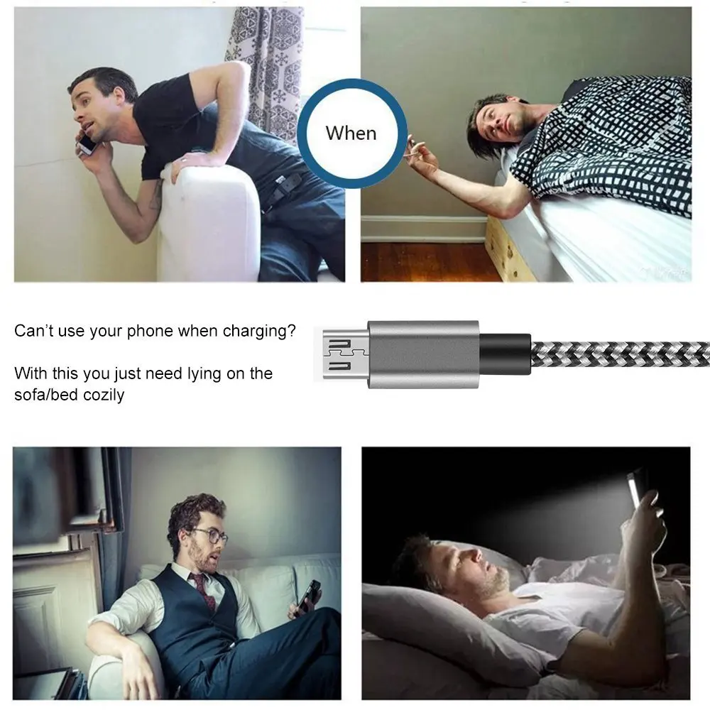best sellers 2.4A Quick Charger Micro USB Smart Charging Data Cable For Phone - ANKUX.COM