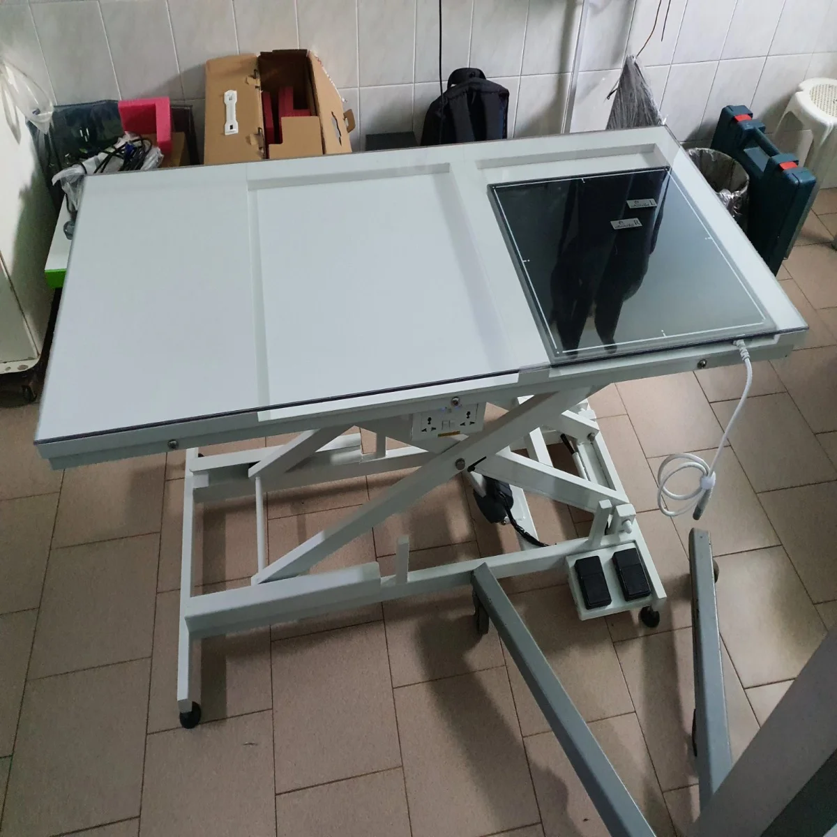 Animal Dx Fluoroscopy Operation Table Factory Electric Xray Table