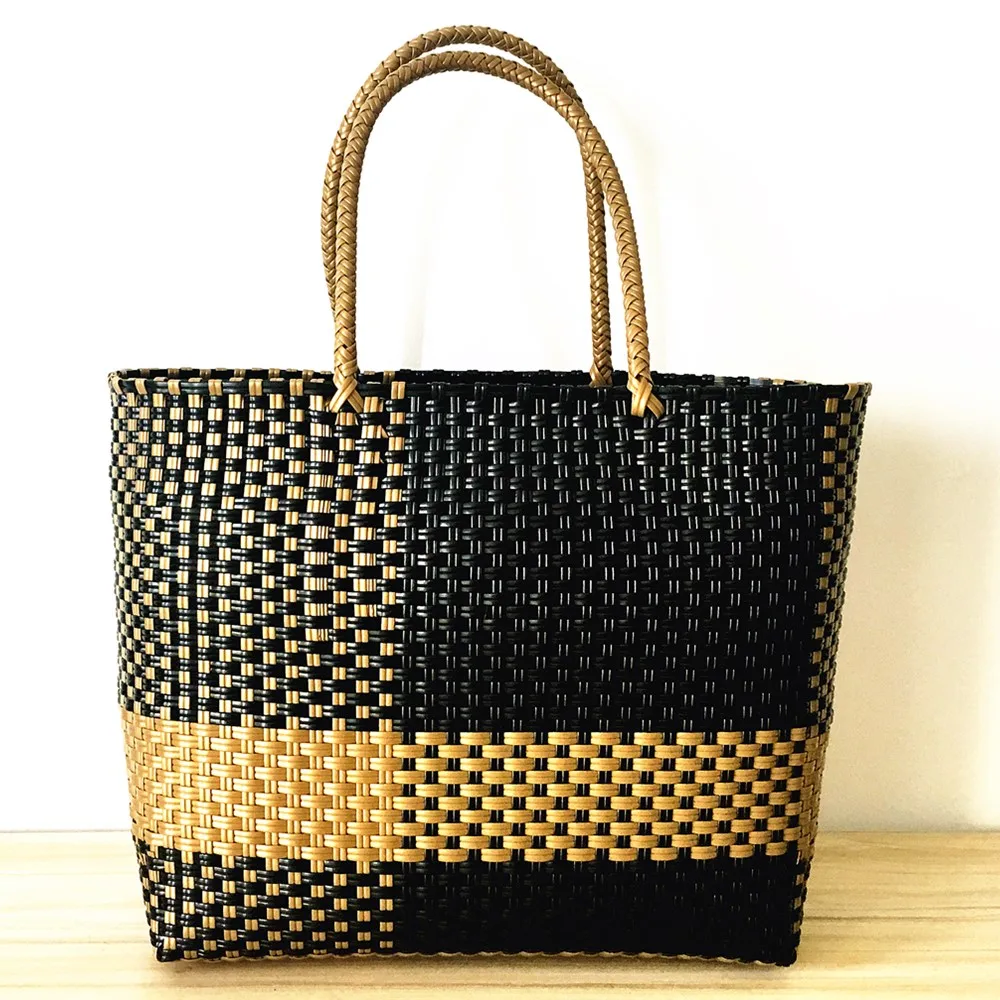 Multi Purpose Large Plastic Woven Bag Shopping Basket Made In China ...