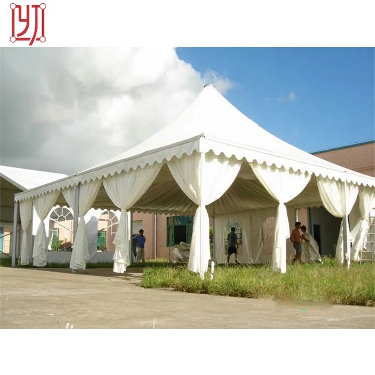 Hot sale new design aluminum wedding big event pagoda tent for 20 people