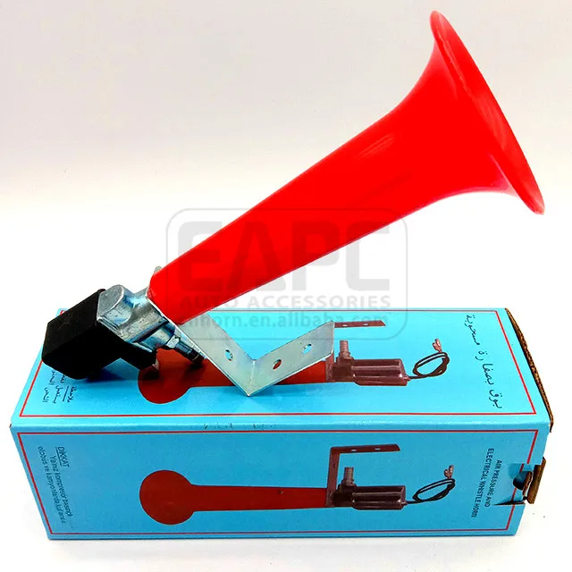Tz337 12v 24v Turkish Wolf Whistle Air Pressure Horn Trumpet Hido Horns Truck Hgv Lorry For