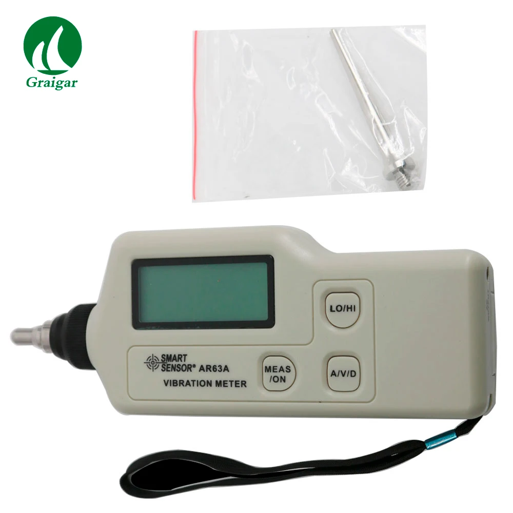 Ar63a Vibration Meter Vibration Tester Vibration Gauge Range 10hz1khz