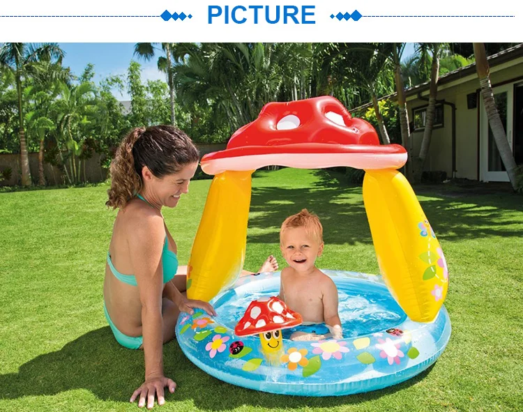 inflating intex pool