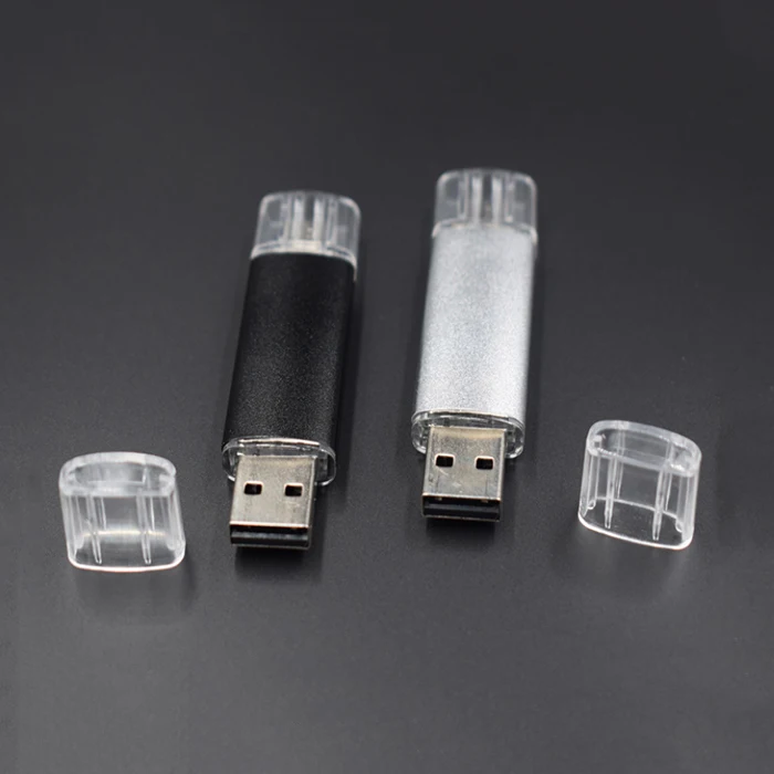 Hot sale 2 in 1 OTG USB Flash Drive Type C 128GB 64GB 32GB 16GB USB Stick 3.0 Pendrive for Type-C Device - ANKUX.COM