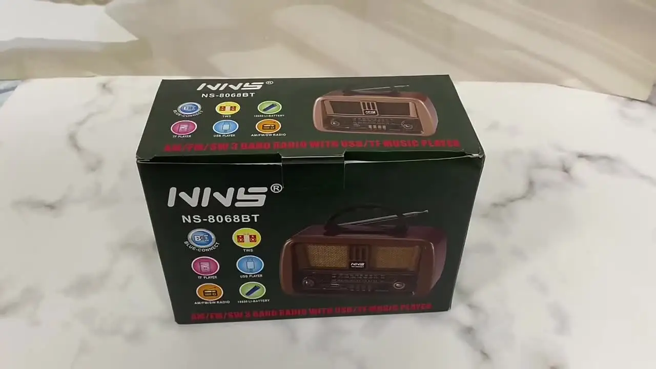 Redwingy NS-8067BT - Portable FM Radio with Bluetooth