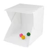 Portable Folding 20/30/40cm Lightbox Photography LED Light Room Photo Studio Light Tent Soft Box Backdrops for Digital DSLR Came