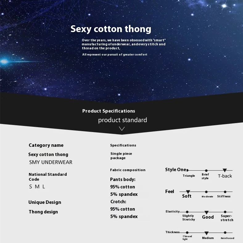 New Arrival Cotton Women's Thong Breathable and Antibacterial Ladies Panties Women's Underwear Custom OEM Supplier