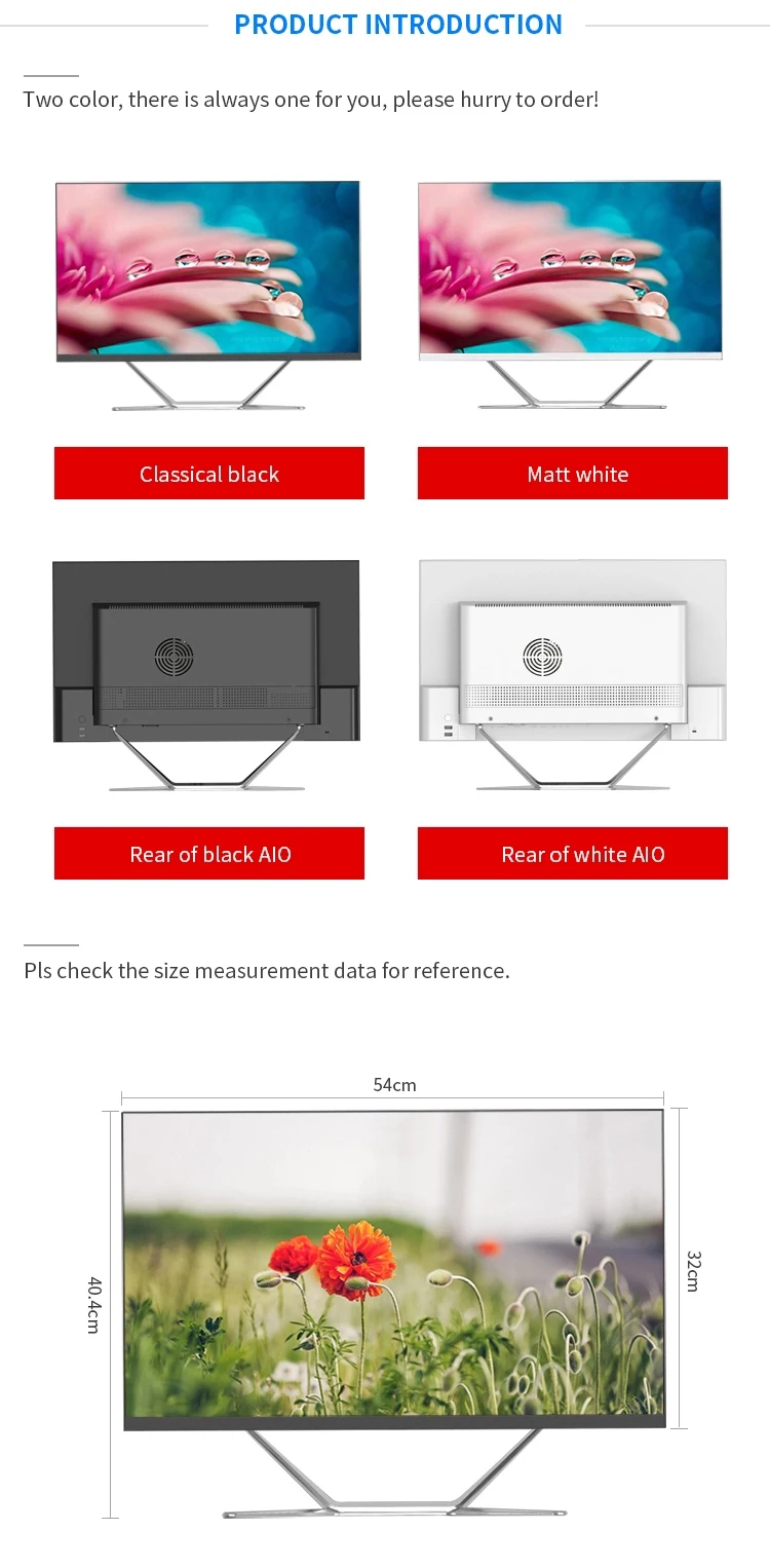 Intel Core I7 Alle In Einem Pc Led Desktop H310 Aio Computer - Buy Hohe