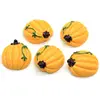 Super Cute 23*26MM Mini Resin Pumpkins Flat Back Charms Halloween Decoration Doll House Table Craft Confetti iPhone Case Decor