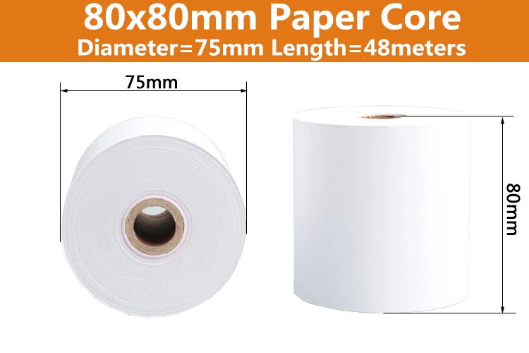 Jepod High Quality Thermal Printing Paper 57*30/40/50/60mm 80x80/70/60/50mm Photo Receipt