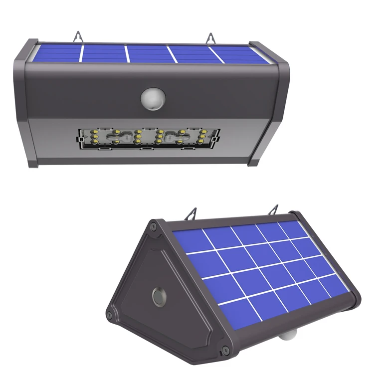 Bosiwei Park Solar Light Lamp 10W Solar Charging 3000-6000K Solar Power Wall Lamp