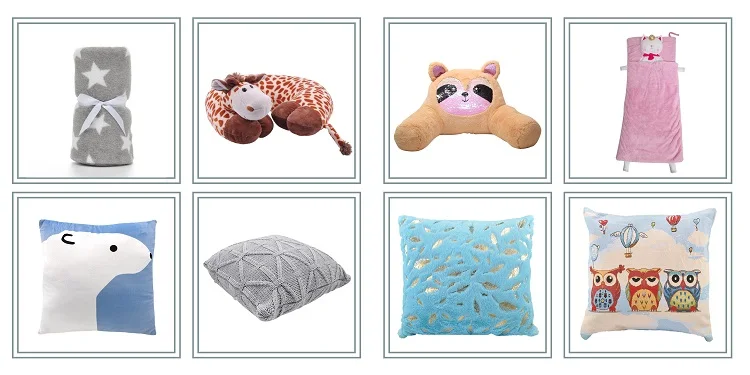 Custom home decor digital printed animal owl throw pillow cushions