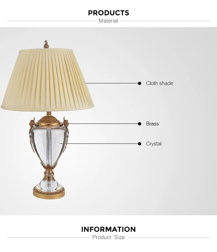 brass luxury lamps table