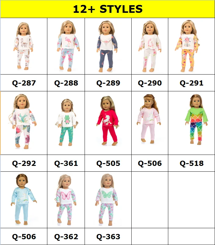 Pijamas De Muñecas Para Muñecas De 18 Pulgadas Antílope 