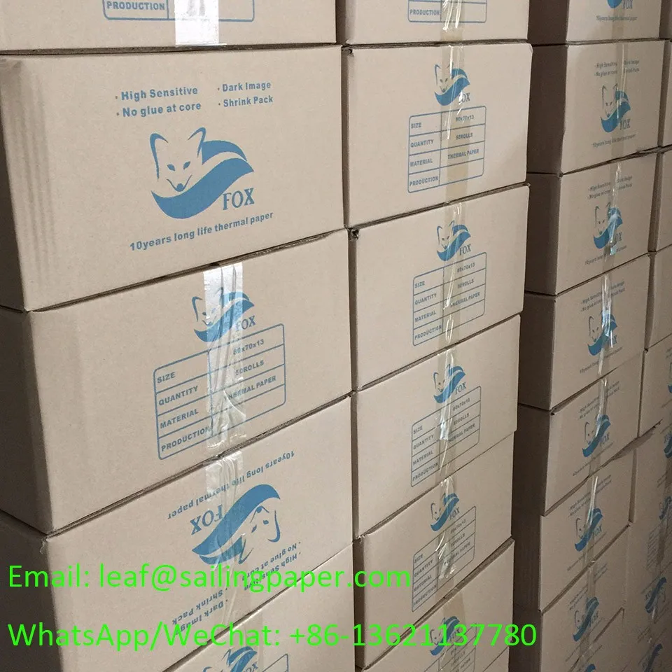 
80x80mm 57 x 50mm thermal paper price manufacturer thermal roll paper 