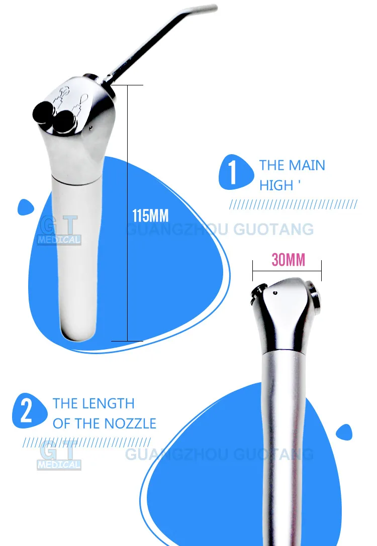 Dental Air Water Syringe/ Dental 3 Three Way Straight Syringe Gun Buy