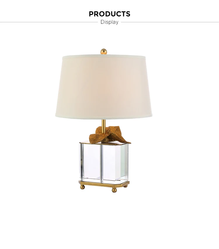 rectangular design luxury lamps table