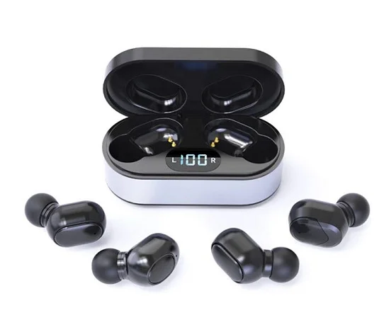 newest cheap handsfree tws earbuds ture wireless earphone headphone with Charging Case - ANKUX.COM