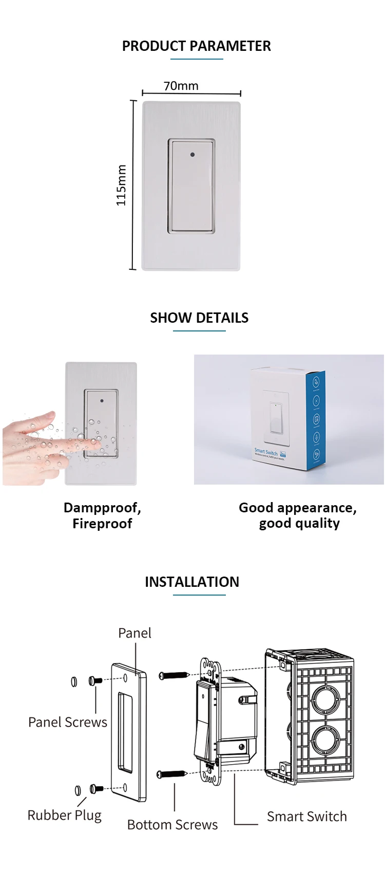 electric wall switch