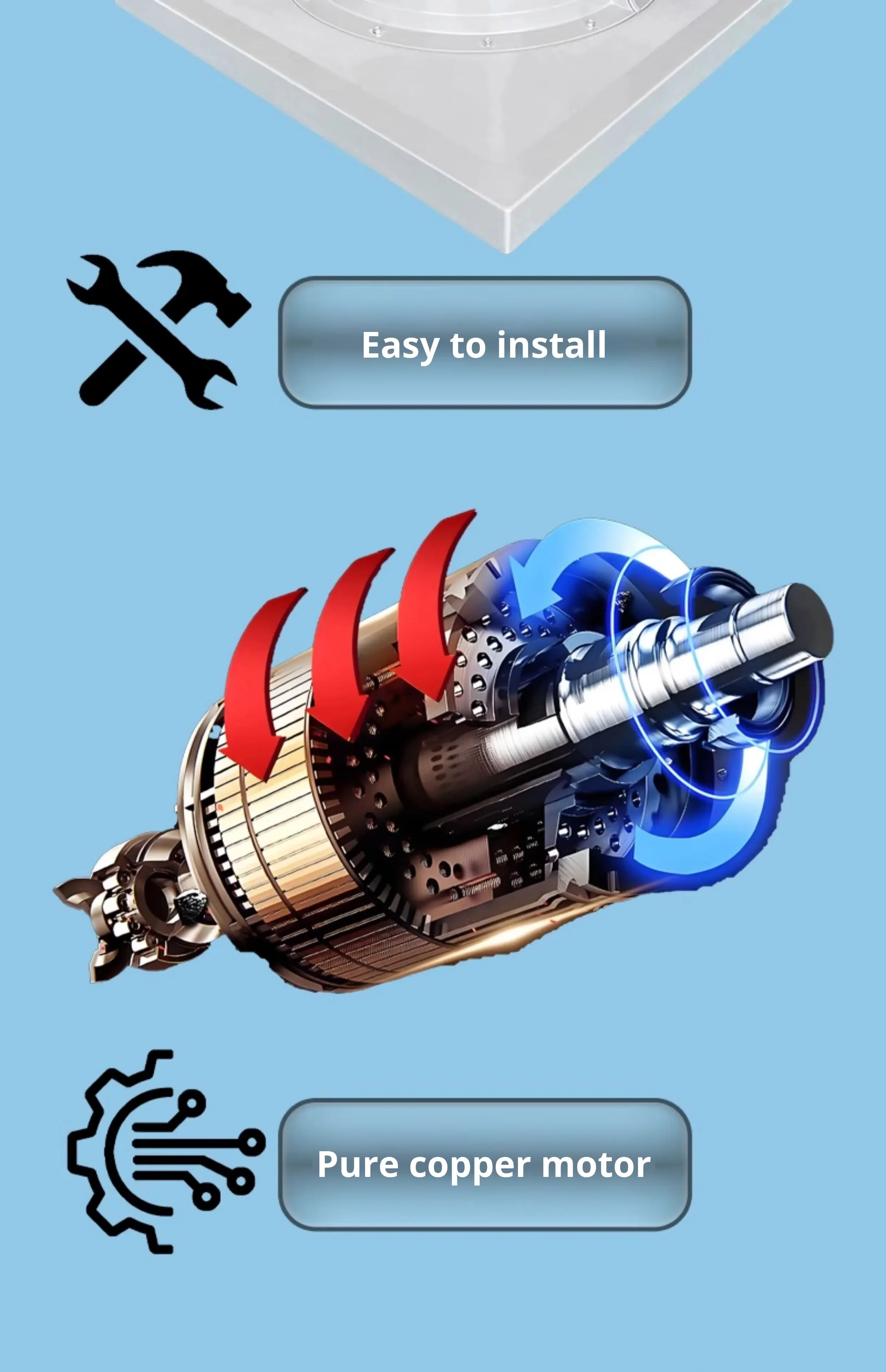 Axial Flow Fan, Explosion-proof, Roof, Stainless, Steel - detail 8
