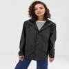 Custom LOGO Black Longsleeves Buttons Drawstring design Functional Pocket Long Jacket Women