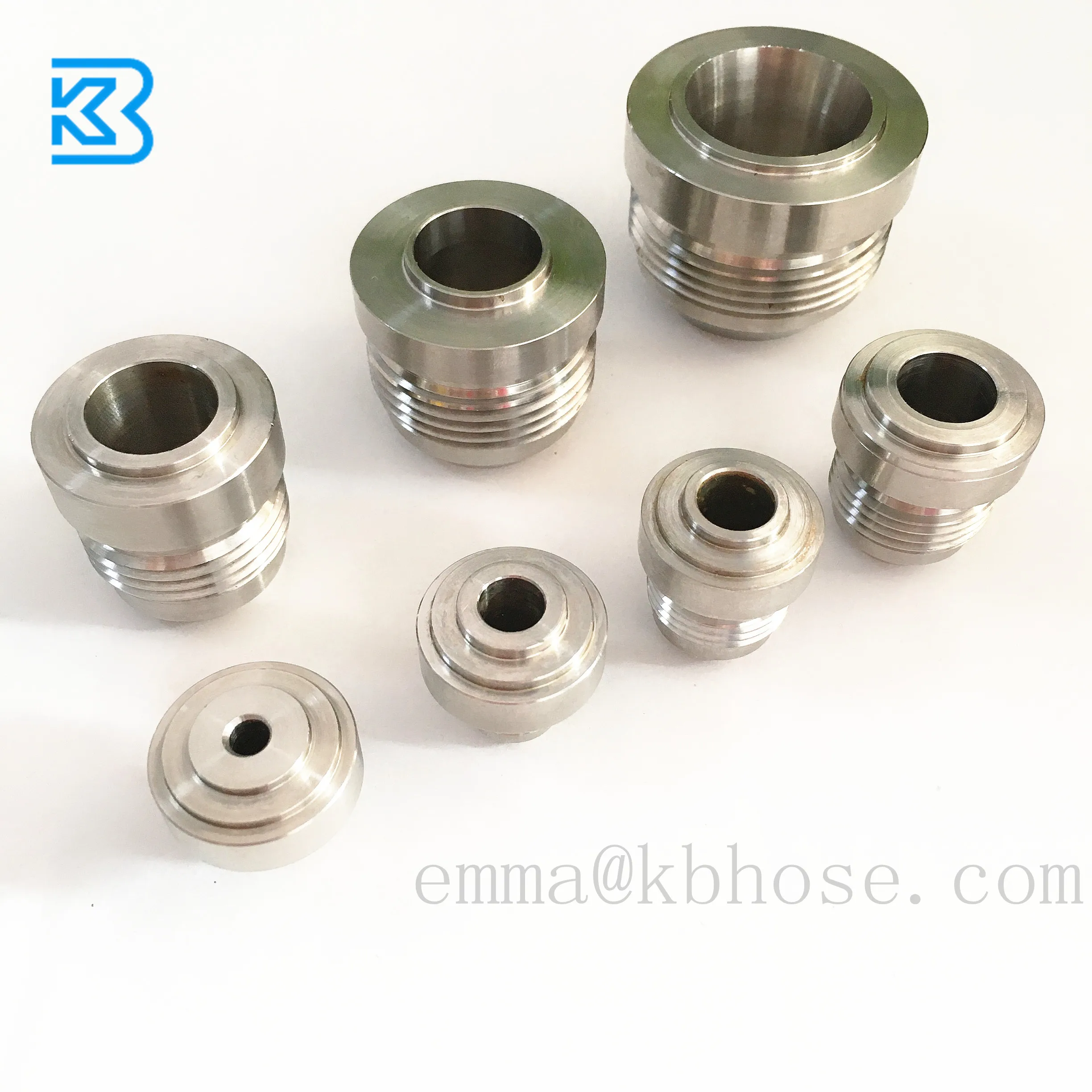 An20 20an Male Billet Aluminium Weld On Bungs Fitting Fuel Hose Pipe Male Adators Hose End For