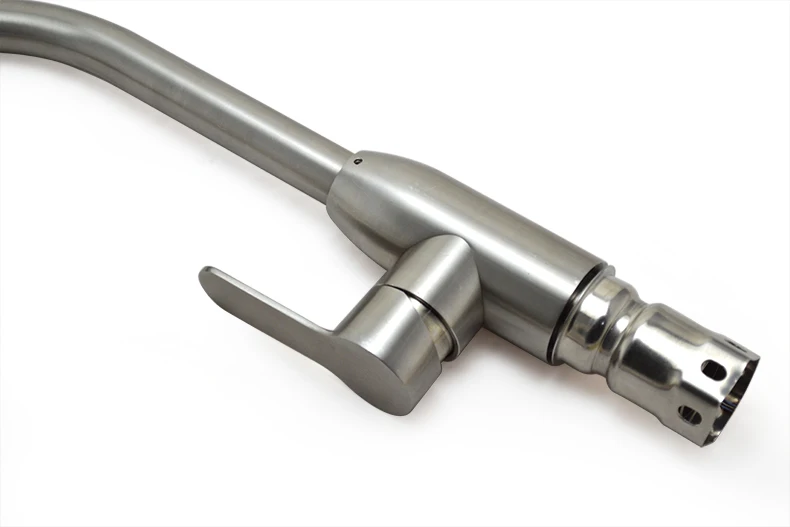 Grifo De Cocina Fregadero De Cocina Mezclador De Agua Grifo De Acero