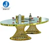 Wedding head dining tables oval banquet table
