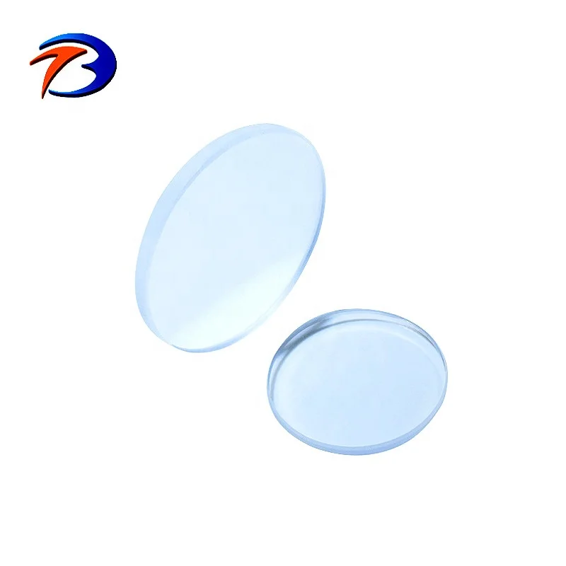 diameter 55mm fused silica quartz glass window v coating 532nm for laser debris shields