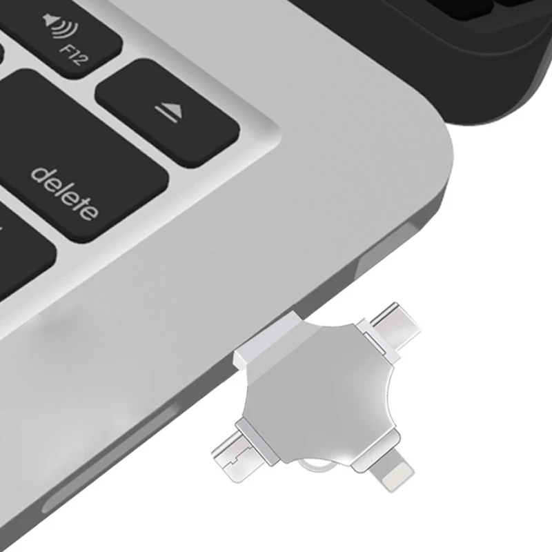 High speed USB large capacity 4 in 1 Otg memory stick USB flash drive 16gb 32gb 64gb for business gifts - ANKUX.COM