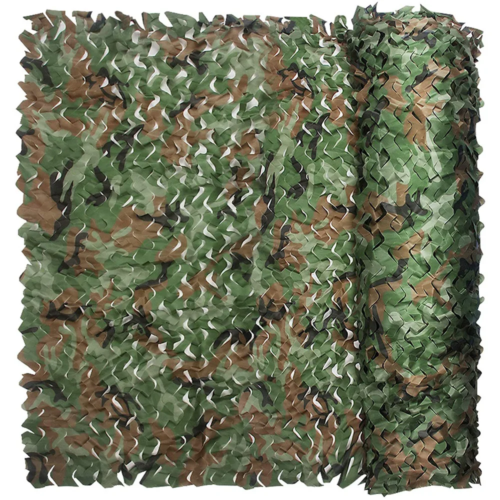 Woodland Camouflage Netting Military Army Camo Hunting Shooting Hide Cover Net 