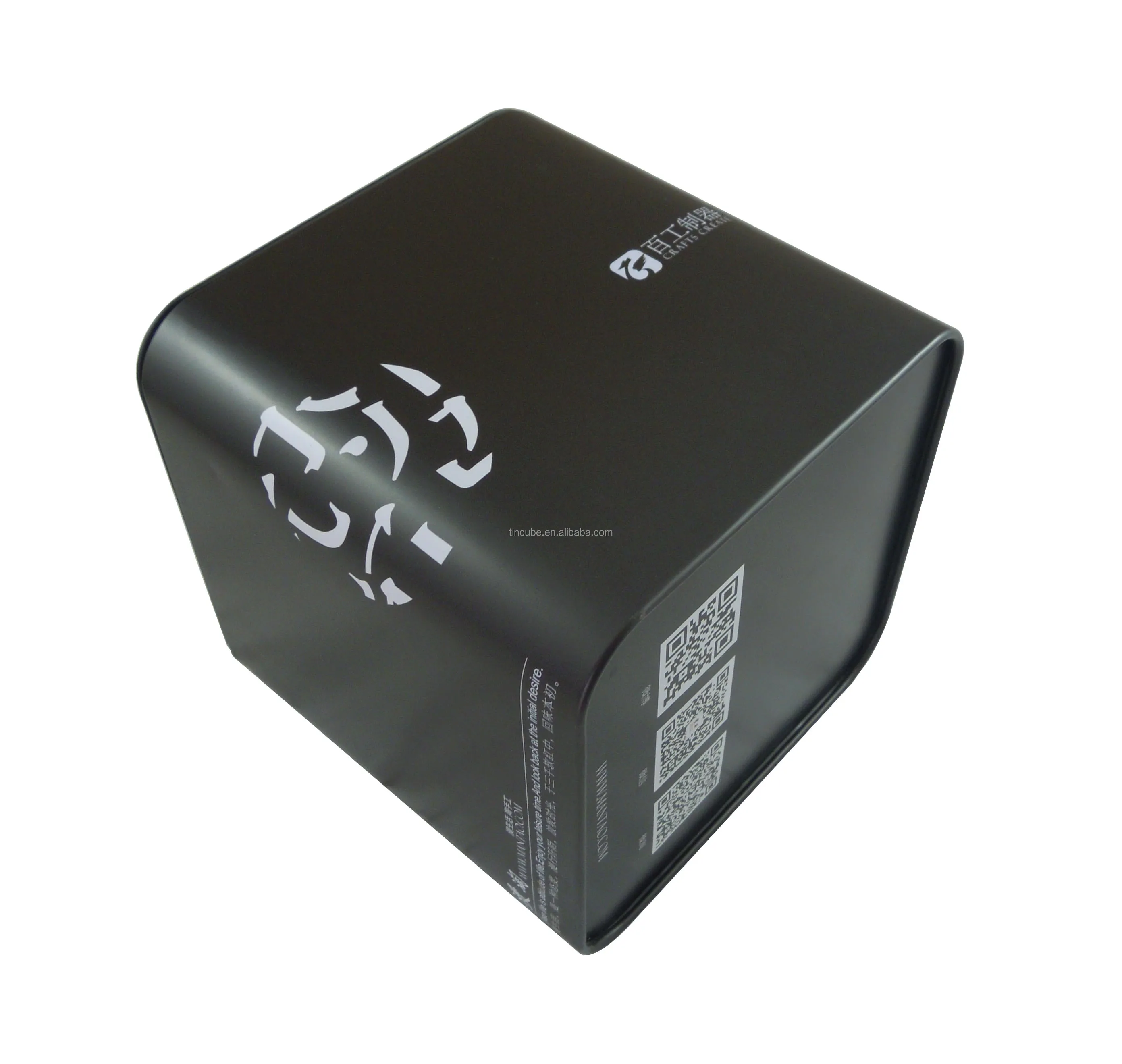 Wholesale factory price high quality metal tin box square tin cans for tea packing