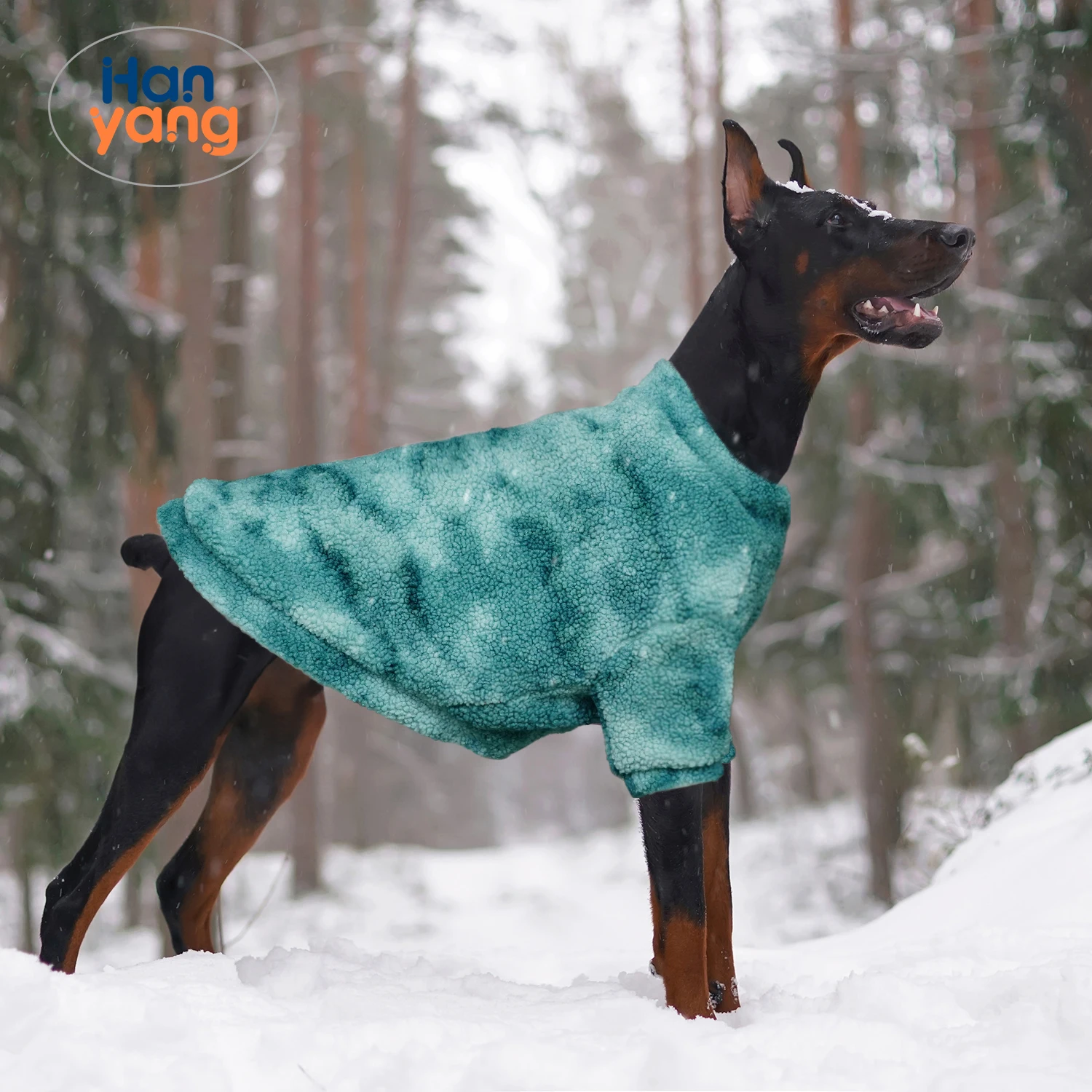 Hanyang Oem Custom Dog Winter Coat Jacket,Fleece Onesie Dog Cold