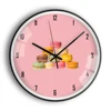 Preciser Easy to Read Round Fresh Metal Frame Glass Cover Wall Clocks