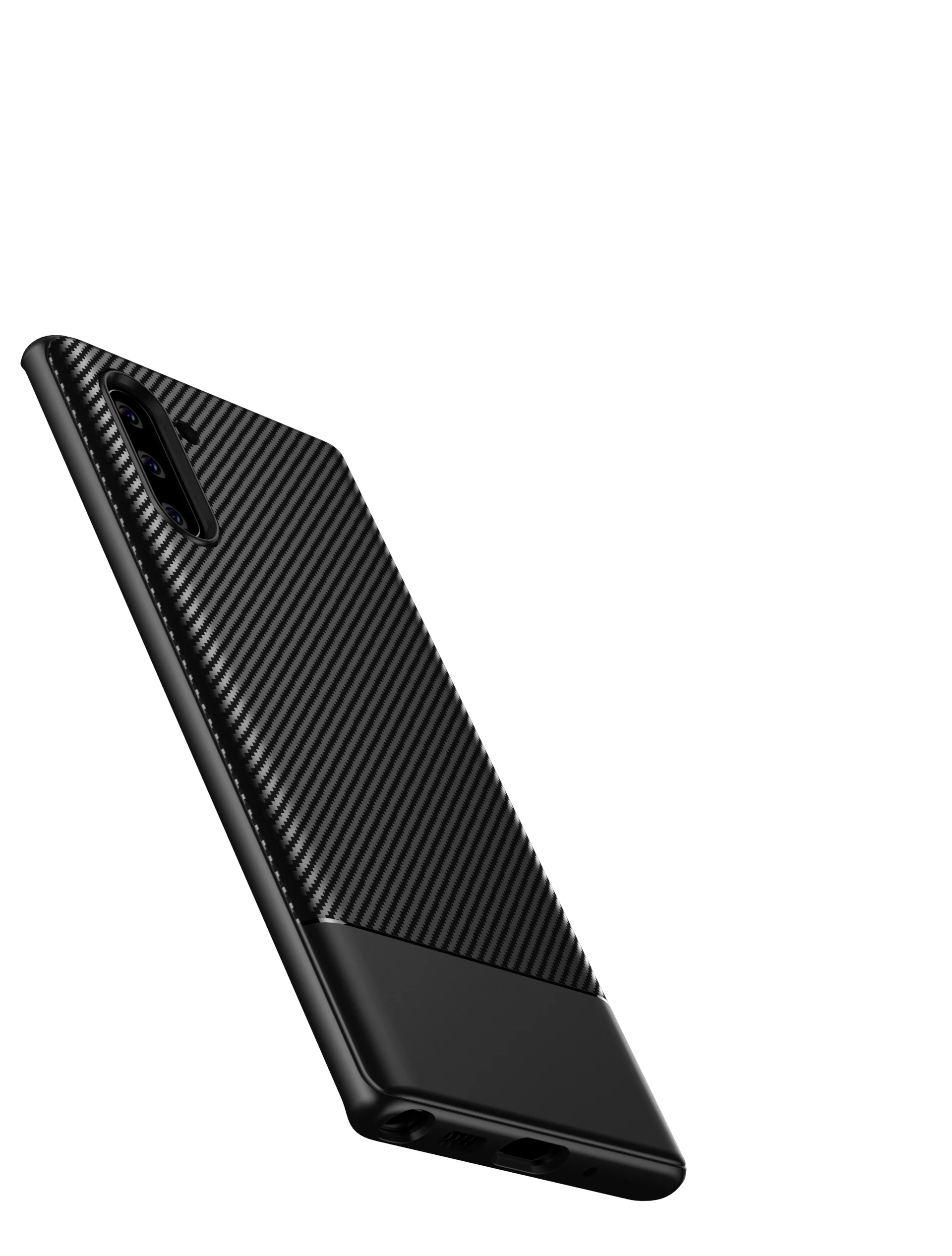 适用于三星案例碳纤维柔性防震手机壳适用于三星 galaxy note 10