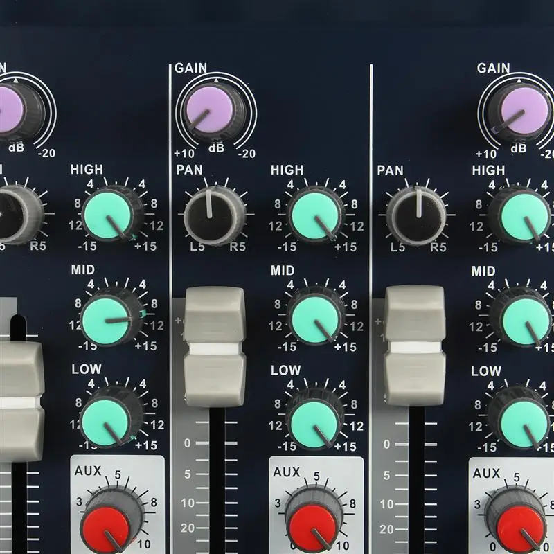 Phantom Power Professional F4 Mixer With Usb Stage Performance Mixer