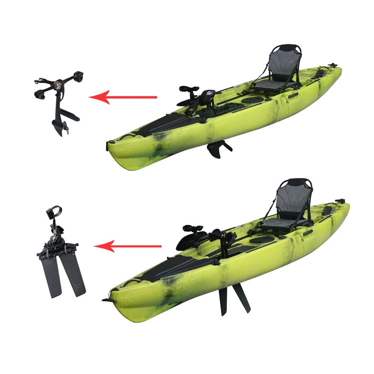 12ft Foot Propel Angler Kayak Pedal Fishing Kayak With Propeller And