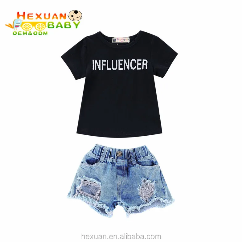 Wholesale Children's Boutique Clothing 2pcs Baby Clothes Set For